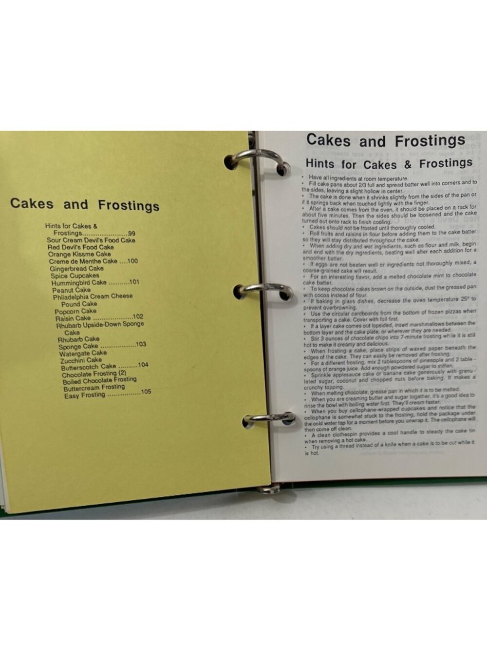 Immanuel Lutheran Church Cookbook 1987 Vtg Recipe Collection Ring Bound Canning - Picture 6 of 16